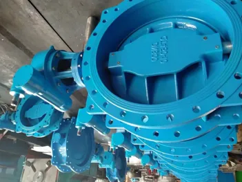 Koncentrični leptir ventil sa dvostrukom prirubnicom